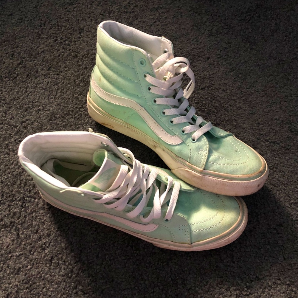 Vans Sk8 Highs - Teal Green